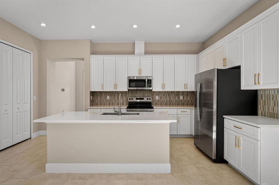 Furnished interior view inside a new home in Gray Hawk at Hole Two, Daytona Beach (Image 9).