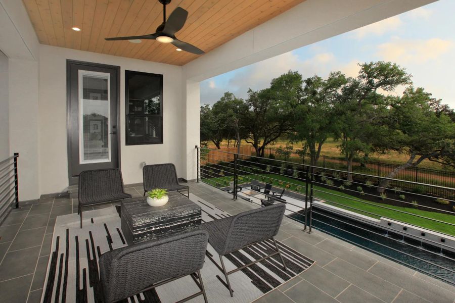 The Lynmar Outdoor Living Area