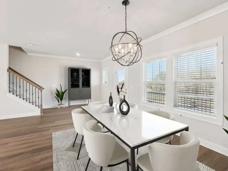 Furnished interior view inside a new home in Hemingway - Highland Series, Cumming (Image 3).