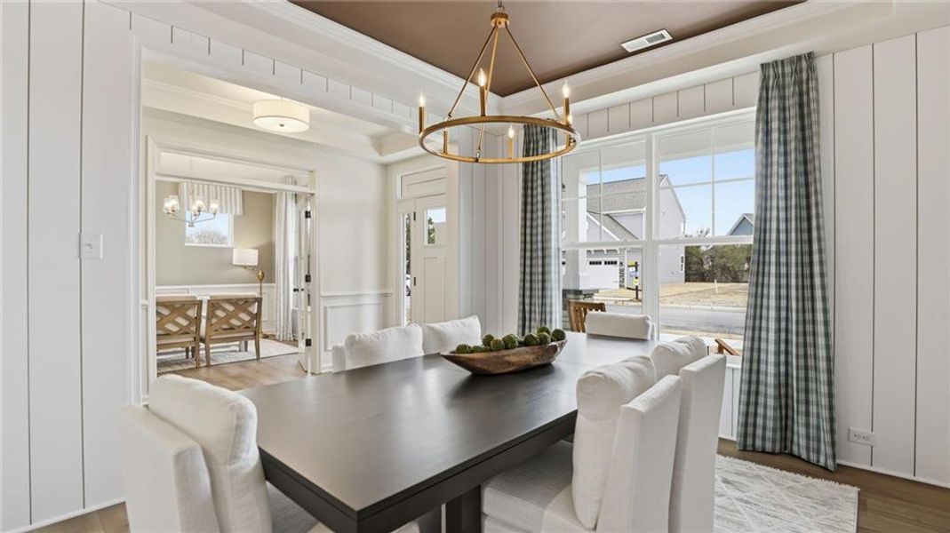 Furnished interior view inside a new home in , Dawsonville (Image 7).