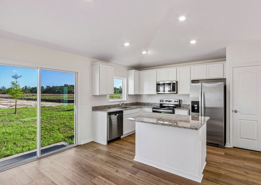 Whip up your favorite meals in the chef ready kitchen