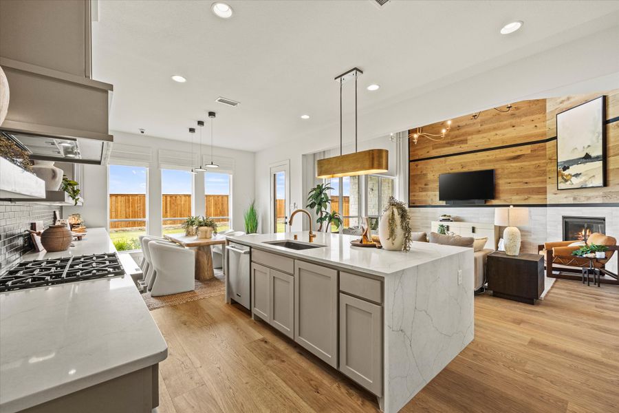 Representative furnished interior of a home built from the Ashbourne by Windsor Homes in Nelson Lake Estates, Rockwall (Image 15).