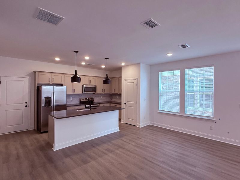 Furnished interior view inside a new home in Promenade at Clari Park, Murfreesboro (Image 5).