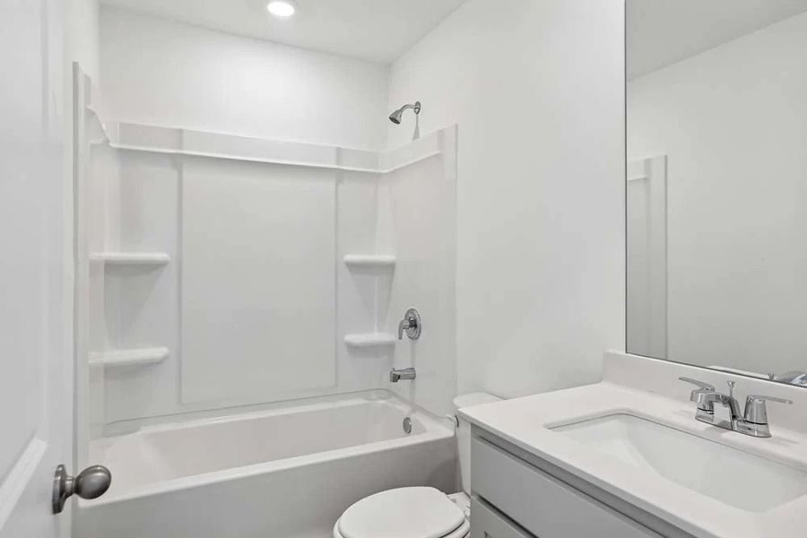 Bathroom Two featuring Milan Collection Finishes