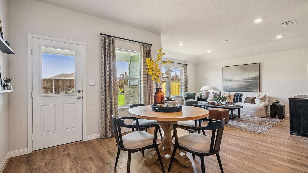 Furnished interior view inside a new home in Thunder Rock, Marble Falls (Image 12).