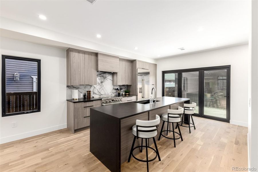 Furnished interior view inside a new home in , Denver (Image 13).