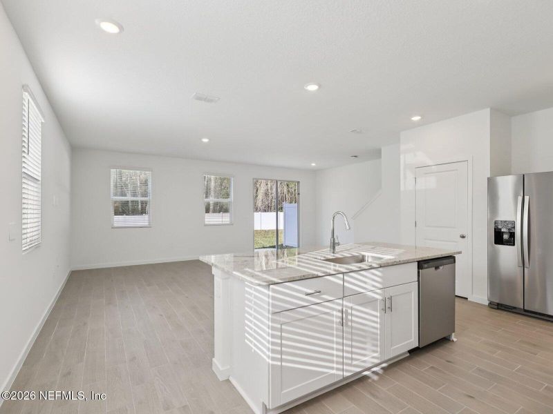 Furnished interior view inside a new home in , Jacksonville (Image 3).