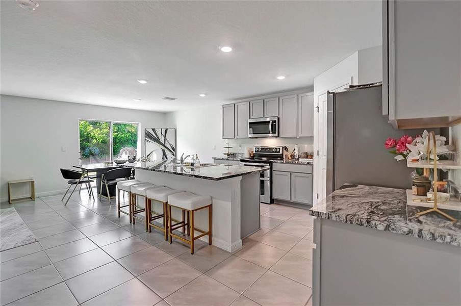 Furnished interior view inside a new home in , Tampa (Image 17). Furnished interior view inside a new home in , Tampa (Image 17).