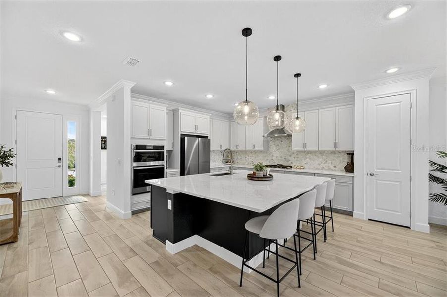 Furnished interior view inside a new home in Marisol Pointe at MiraBay Florida Series, Apollo Beach (Image 11).