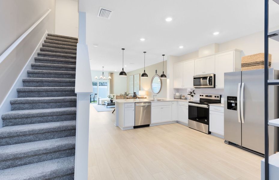 Furnished interior view inside a new home in Harbor Square, Palm Bay (Image 13).
