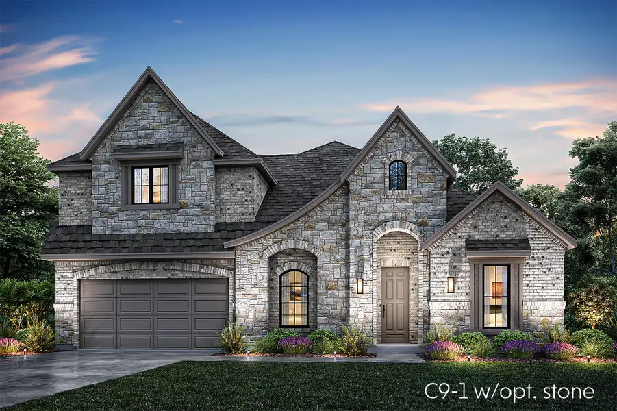 Representative exterior photo of a completed home built from the Richmond by John Houston Homes in Serenity Estates - 1 Acre Lots, Lorena, TX (Image 5).