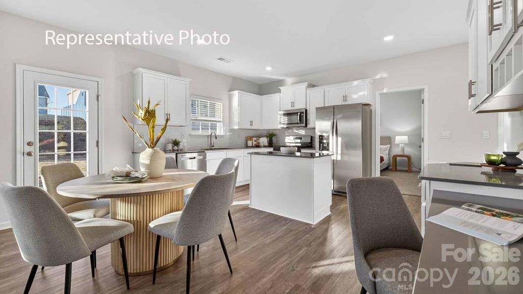 Furnished interior view inside a new home in Wallace Springs, Statesville (Image 11).