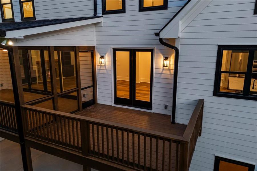 Front exterior of a new home in , Flowery Branch, GA, highlighting curb appeal (Image 45).