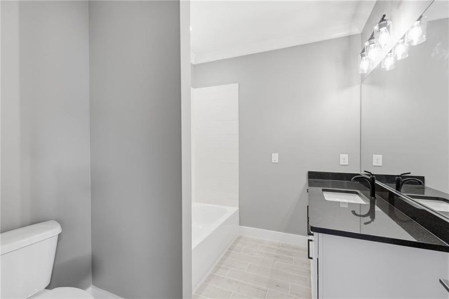 Furnished interior view inside a new home in , Buford (Image 17).