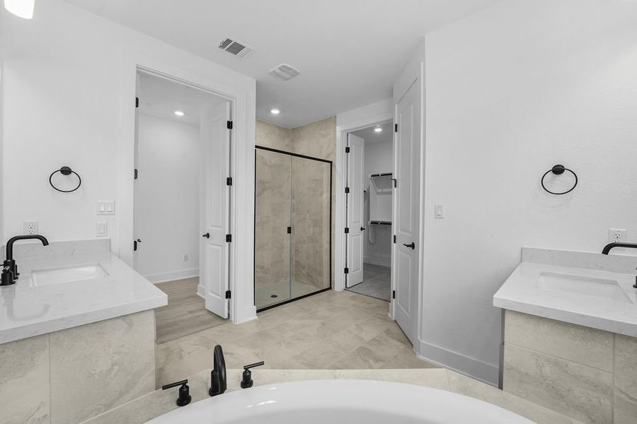 Furnished interior view inside a new home in Santa Rita Ranch, Liberty Hill (Image 4).