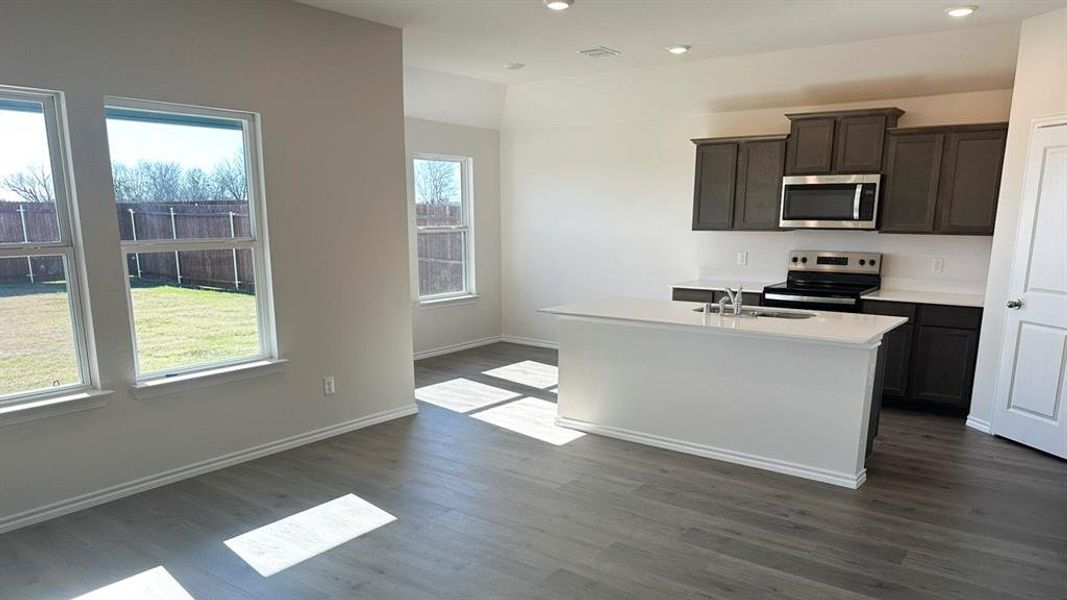 Furnished interior view inside a new home in Corsicana Commons, Corsicana (Image 6). Furnished interior view inside a new home in Corsicana Commons, Corsicana (Image 6).
