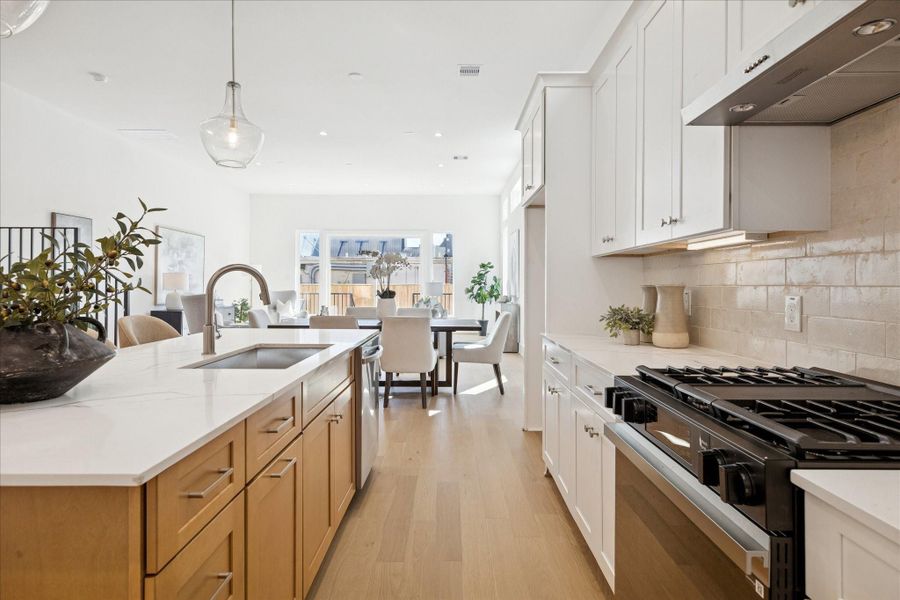 Furnished interior view inside a new home in , Houston (Image 9).