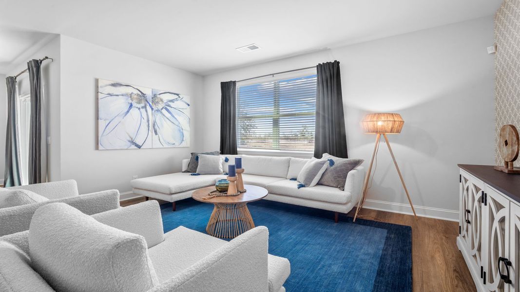 Furnished interior view inside a new home in The Groves at Bees Creek, Ridgeland (Image 14).