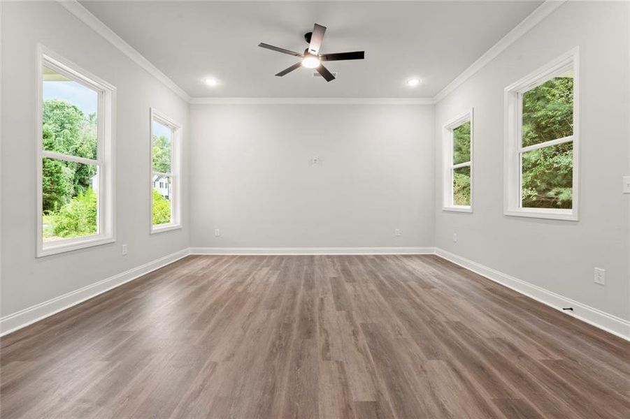 Spacious, unfurnished interior of a new home in , Stone Mountain (Image 24).