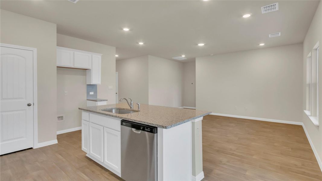 Furnished interior view inside a new home in Carillon, Manor (Image 4).