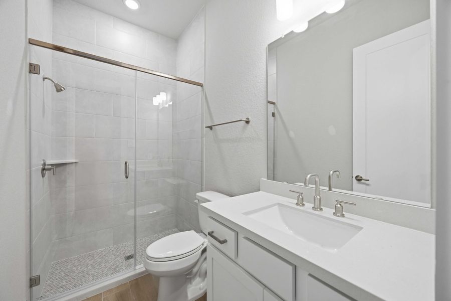 Furnished interior view inside a new home in Austin Point, Richmond (Image 11). Furnished interior view inside a new home in Austin Point, Richmond (Image 11).