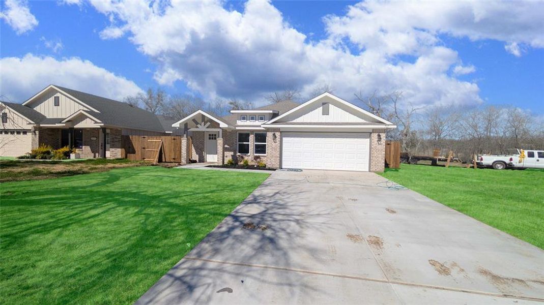 Front exterior of a new home in , Cleburne, TX, highlighting curb appeal (Image 1). Front exterior of a new home in , Cleburne, TX, highlighting curb appeal (Image 1).
