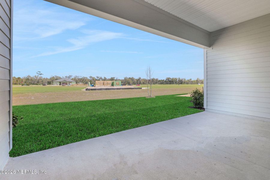 Exterior details and patio area of a home in Veranda Bay, Flagler Beach (Image 25).
