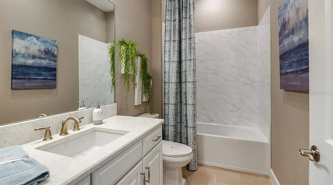 Furnished interior view inside a new home in Esplanade at Wiregrass Ranch, Wesley Chapel (Image 22). Furnished interior view inside a new home in Esplanade at Wiregrass Ranch, Wesley Chapel (Image 22).