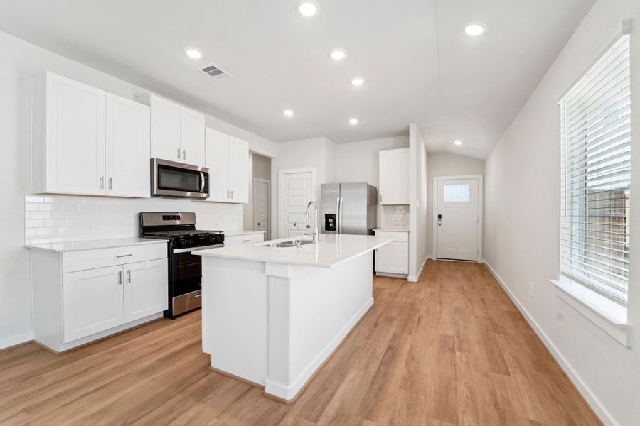 Photo is not of the actual home, but is an inspirational photo of builder’s model home and may depict options, furnishings, and/or decorator features that are not included