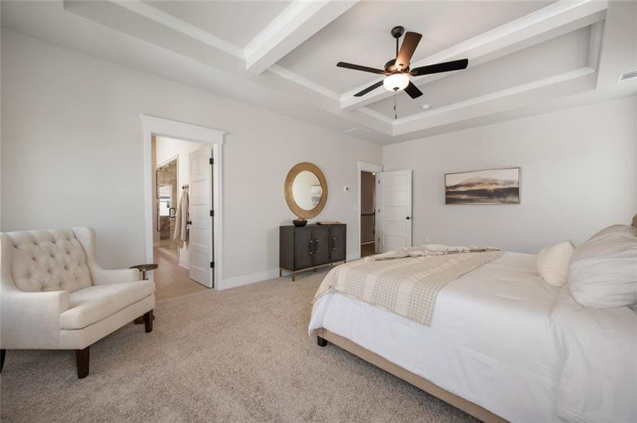Furnished interior view inside a new home in Ponderosa Farms Manor, Gainesville (Image 26).