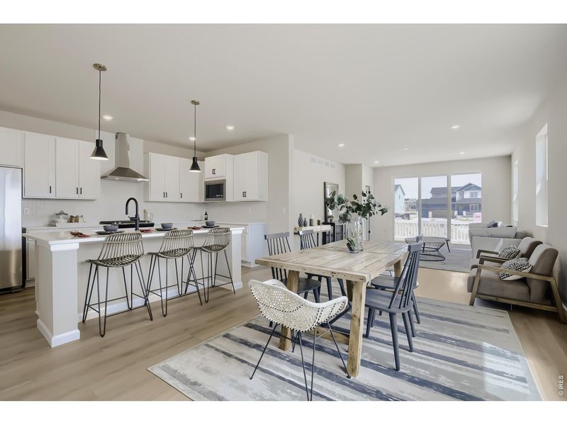 Furnished interior view inside a new home in Country Club Reserve, Fort Collins (Image 17).