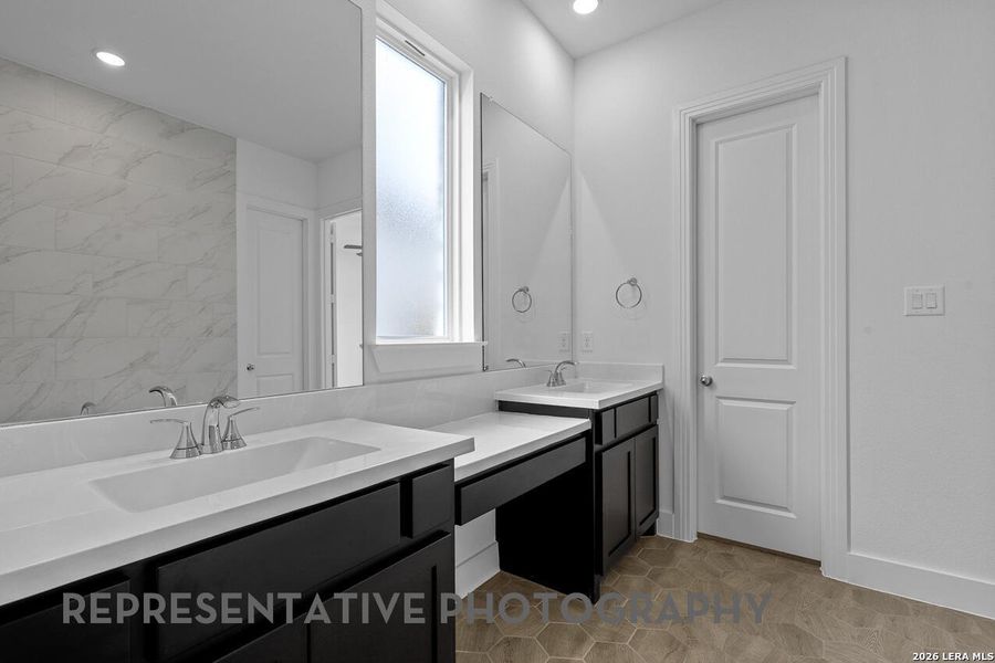 Furnished interior view inside a new home in Davis Ranch, San Antonio (Image 8).