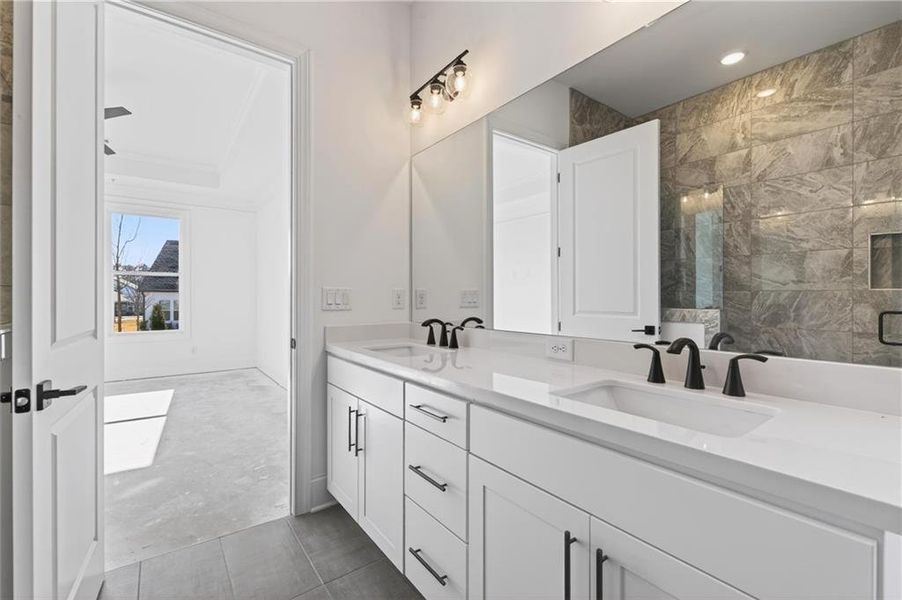 Furnished interior view inside a new home in The Reserve at Bells Ferry, Kennesaw (Image 14).