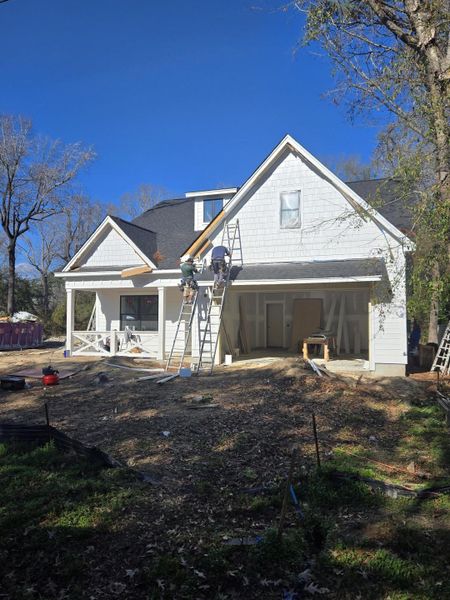 In-progress construction of a new home in , Charleston, SC (Image 3).