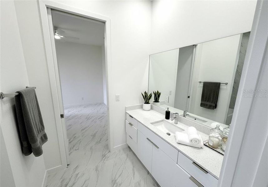 Furnished interior view inside a new home in , Cape Coral (Image 8).