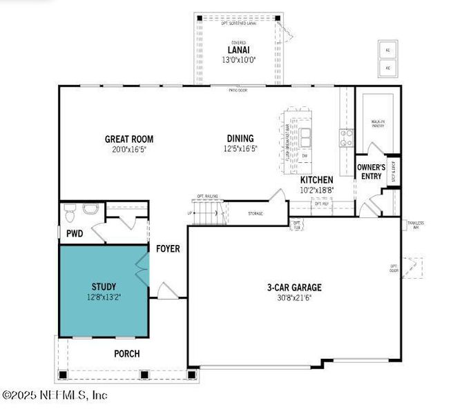 2D floor plan layout of this home in RiverTown - Forest, St. Johns, FL (Image 3). 2D floor plan layout of this home in RiverTown - Forest, St. Johns, FL (Image 3).
