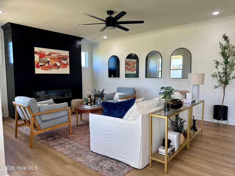 Furnished interior view inside a new home in Dixon Grove, Grimesland (Image 3).
