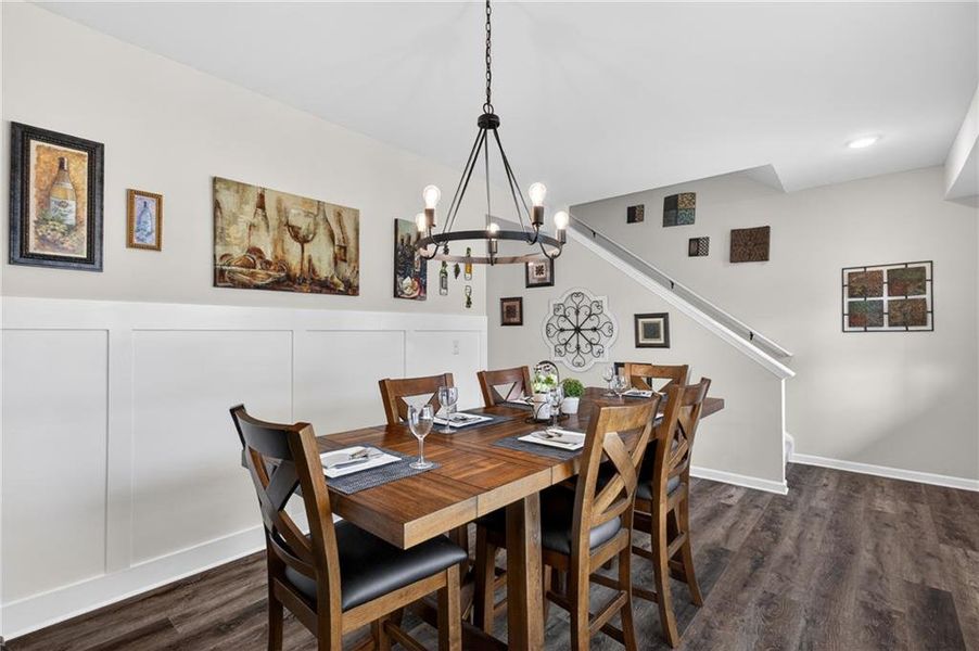 Furnished interior view inside a new home in , Braselton (Image 27).