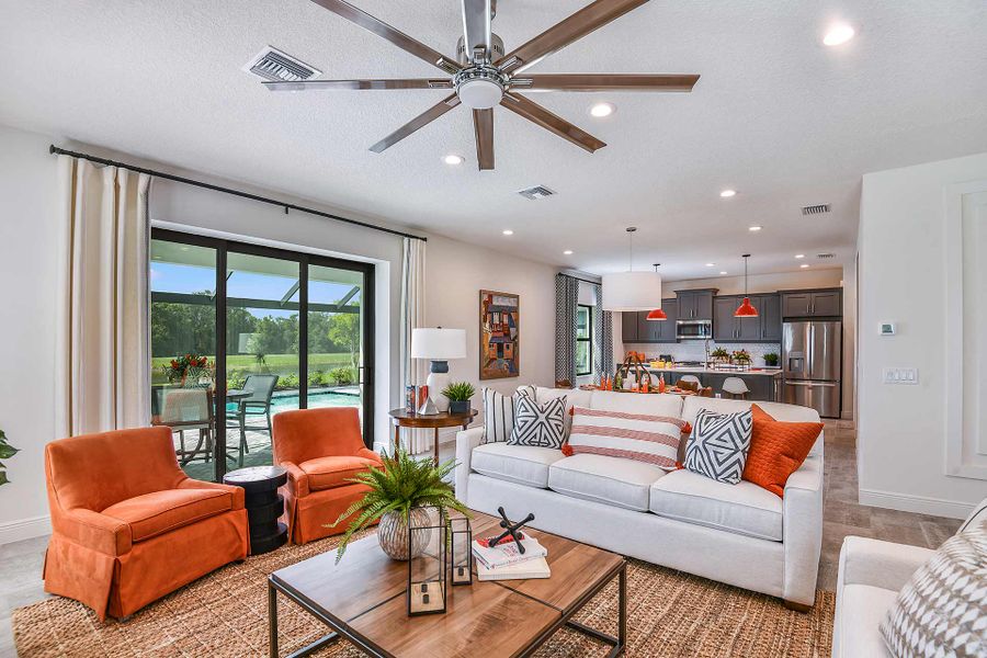 Representative furnished interior of a home built from the Legacy by Neal Communities in Windward, Sarasota (Image 6). Representative furnished interior of a home built from the Legacy by Neal Communities in Windward, Sarasota (Image 6).