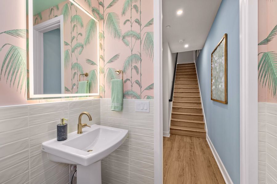 Representative furnished interior of a home built from the Seaglass by Tri Pointe Homes in EvenTide, New Smyrna Beach (Image 53).