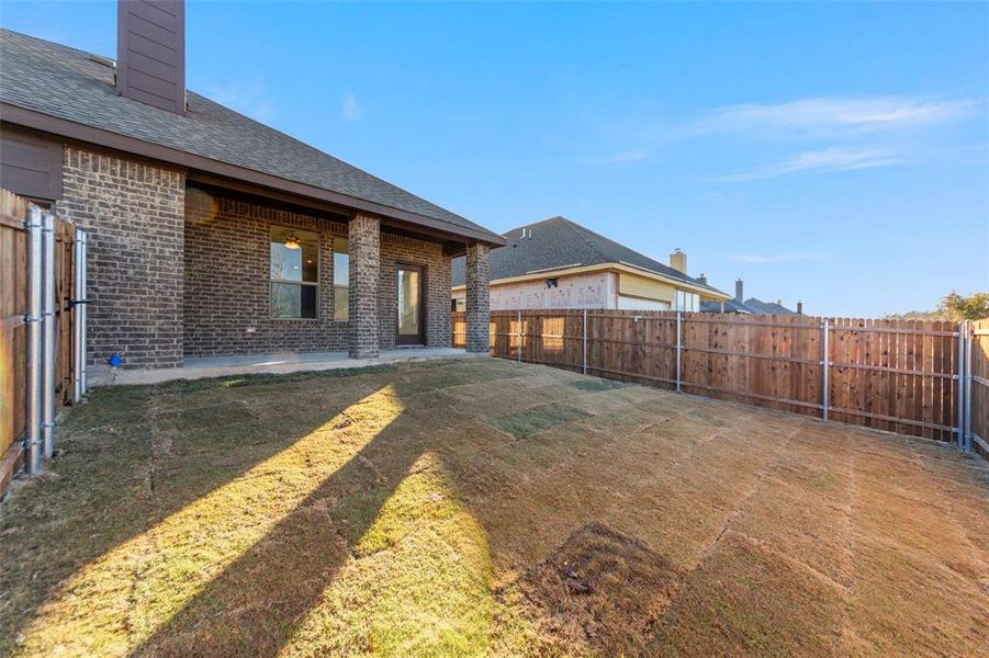 View of yard with a patio