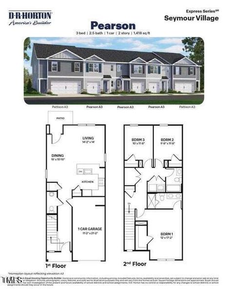 Pearson Seymour Village Floor Plans