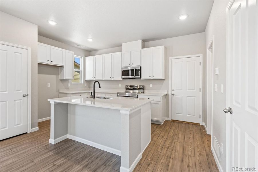 Furnished interior view inside a new home in Spring Valley, Longmont (Image 8).