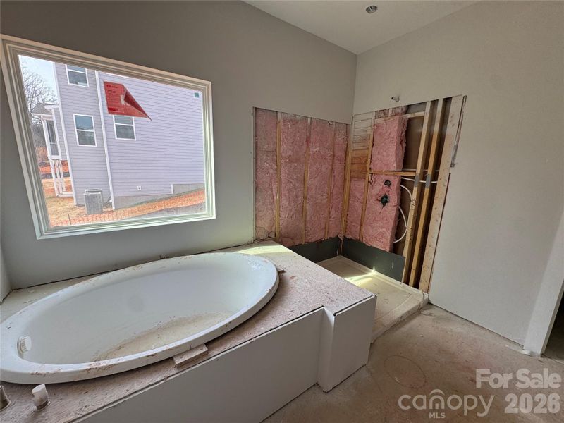 In-progress construction of a new home in Robinson Oaks, Gastonia, NC (Image 17).