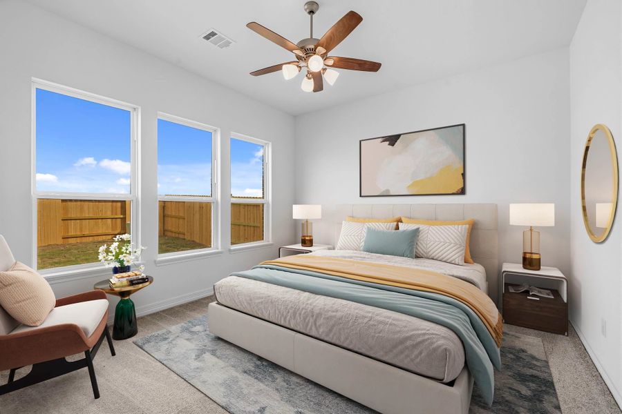 Furnished interior view inside a new home in Wildrye, Waller (Image 7).