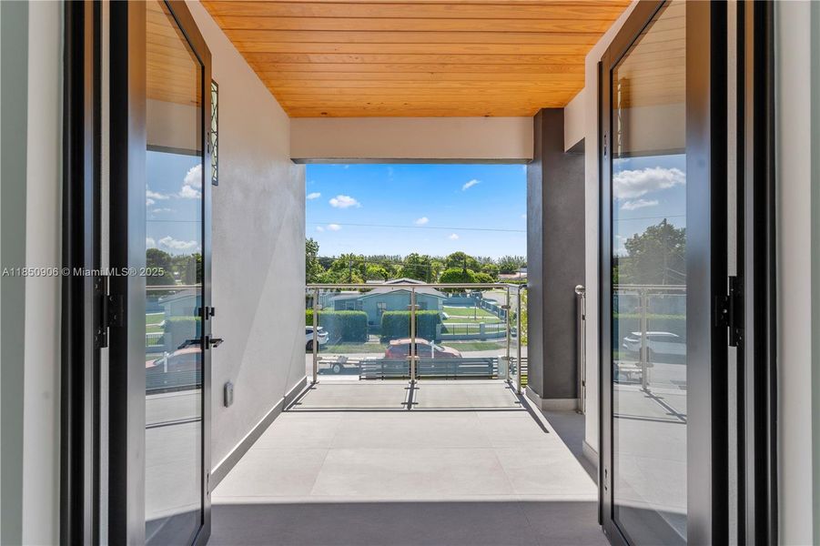 Furnished interior view inside a new home in , Miami (Image 11).