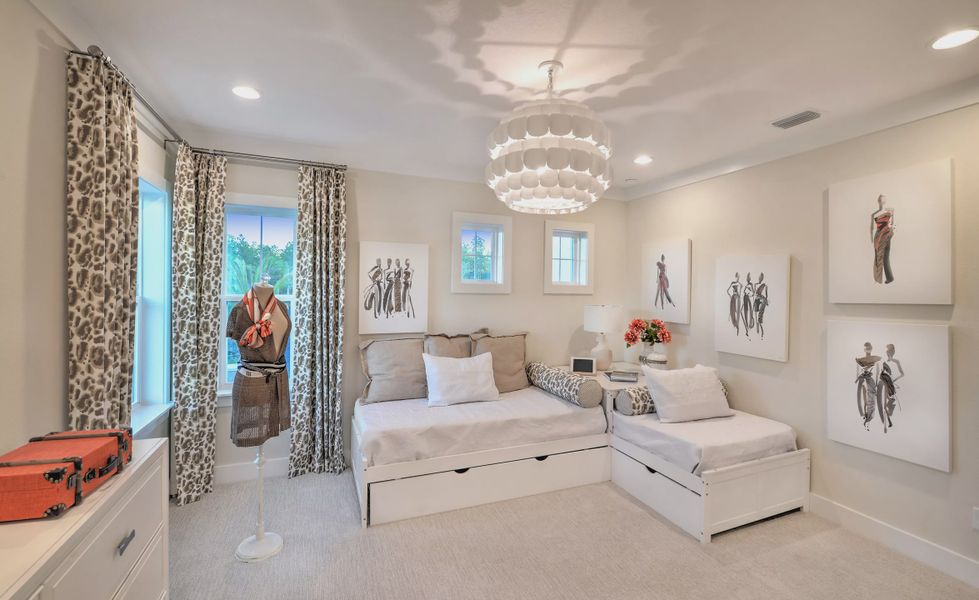 Furnished interior view inside a new home in Middlebourne, St. Johns (Image 32). Furnished interior view inside a new home in Middlebourne, St. Johns (Image 32).