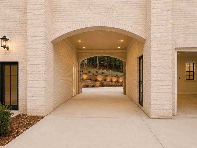 Exterior details and patio area of a home in , Alpharetta (Image 28).
