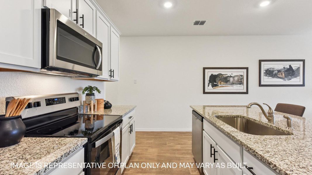 Furnished interior view inside a new home in Palomino, Manor (Image 16).