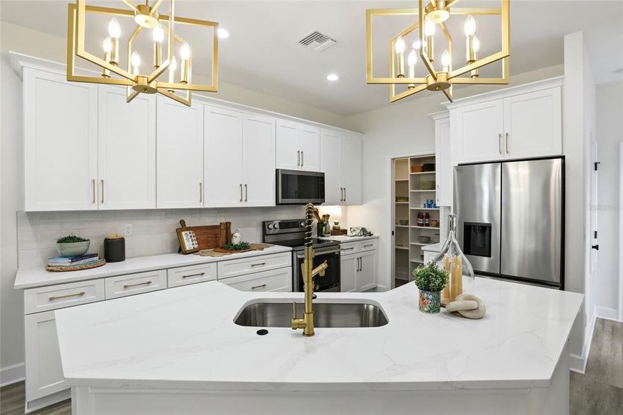 Furnished interior view inside a new home in , Eustis (Image 11).